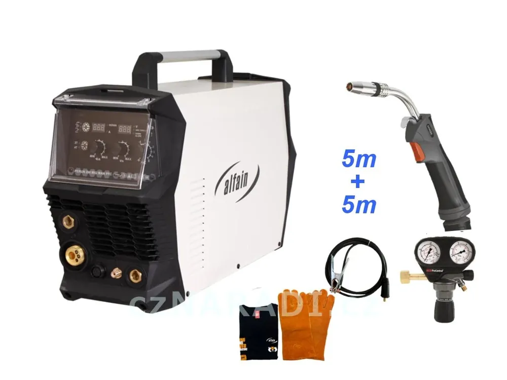 PERUN 200 MIG MAN PFC + MIG 5m + zem 5m + ventil SET PRO Koupit Online
